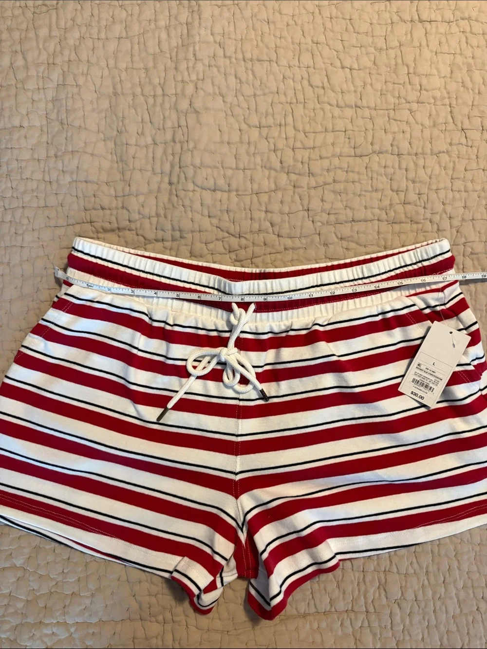 Parke for Target Red and White Striped High Waist Women’s Shorts